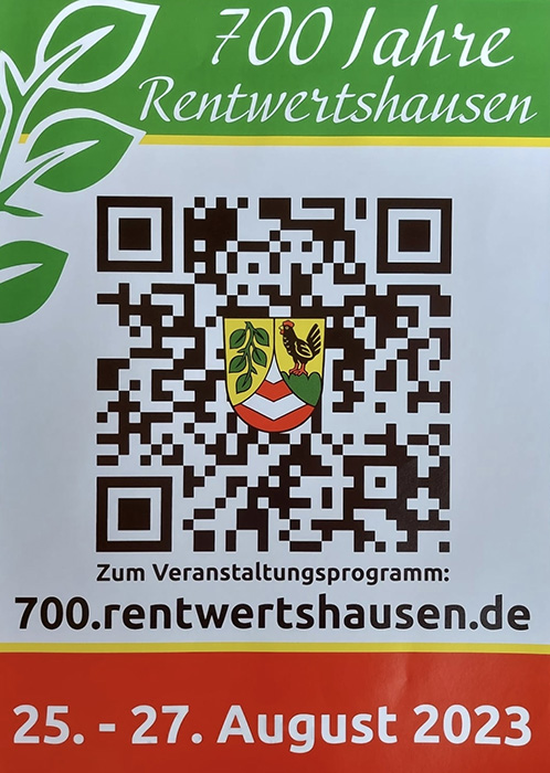 700 Jahrfeier Rentwertshausen