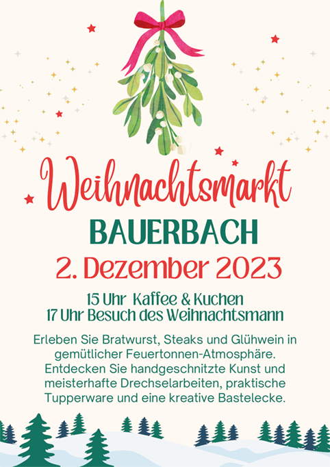 Weihnachtsmarkt Bauerbach