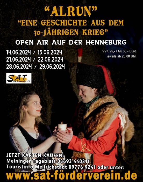 Alrun - Eine Geschichte aus dem 30-jährigen Krieg - Premiere (Theater-Musical)
