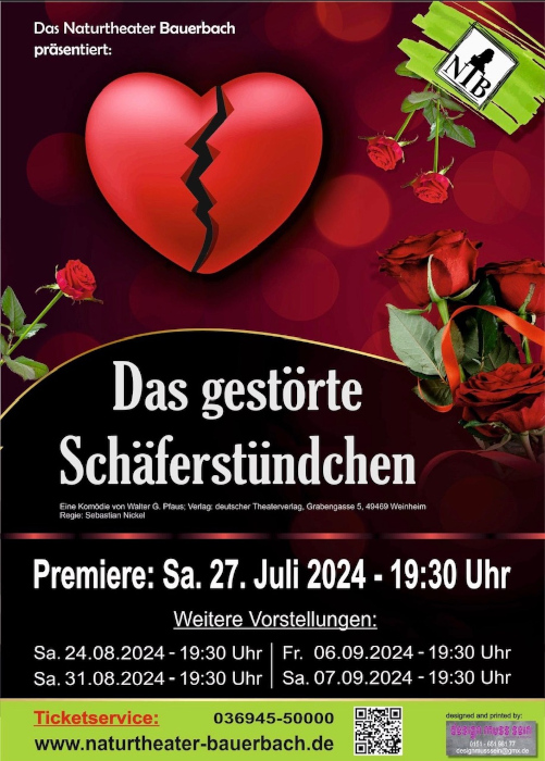 Naturtheater Bauerbach präsentiert "Das gestörte Schäferstündchen"