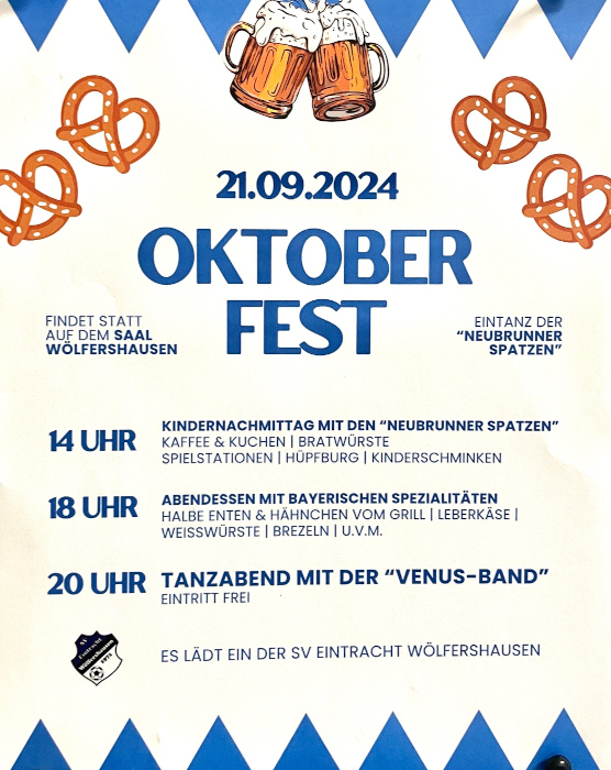 Oktoberfest in Wölfershausen