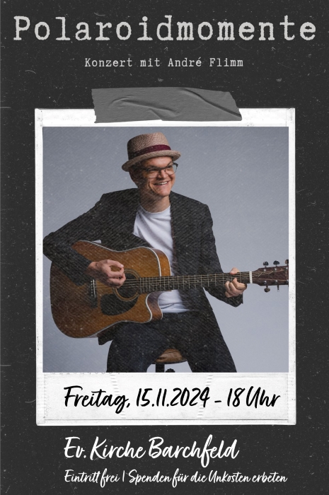 Konzert „Polaroidmomente“ für Gitarre und Gesang