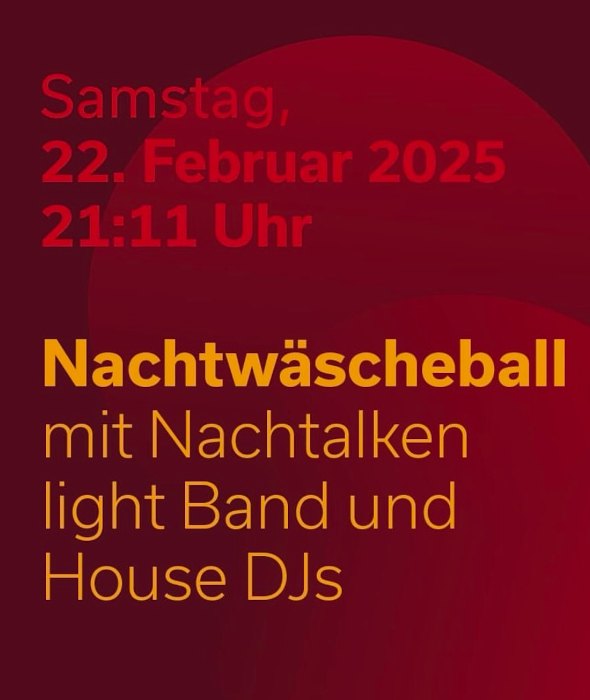 Karneval in Behrungen - Nachtwäsche-/ Kostümball mit Nachtalken light Band und House DJs