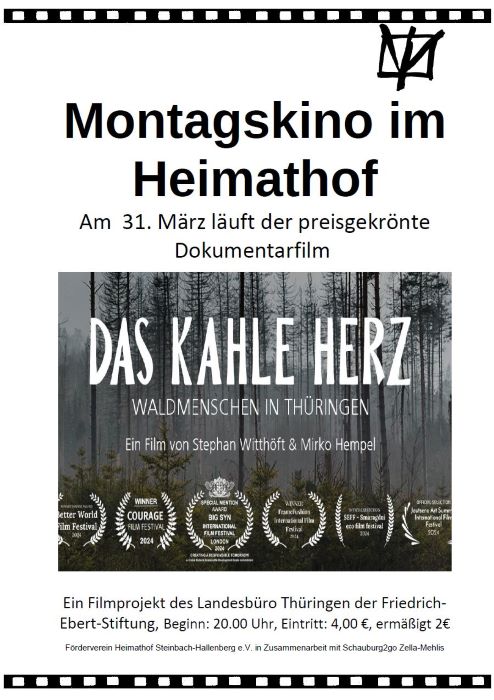 Montagskino "Das kahle Herz-Waldmensch in Thüringen"