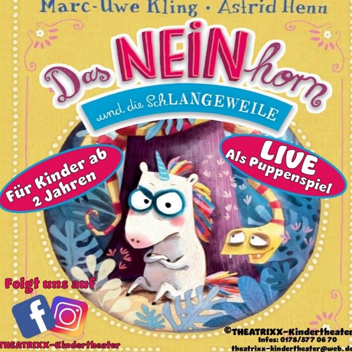 Kindertheater "Das NEINhorn und die SchLANGEWEILE"