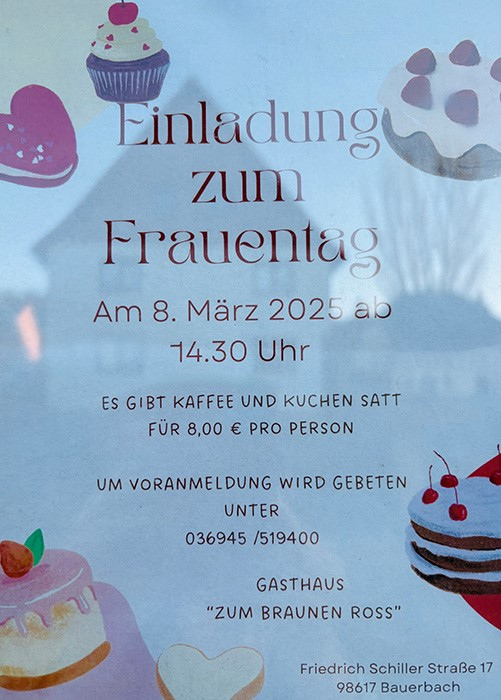 Frauentag in Bauerbach