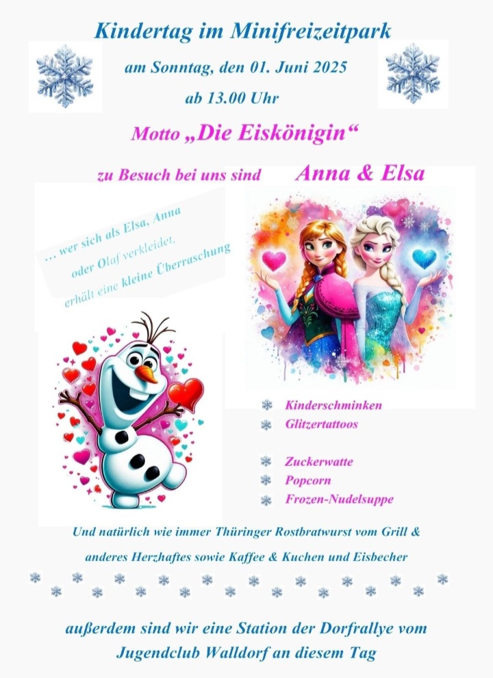 Kindertag im Minifreizeitpark