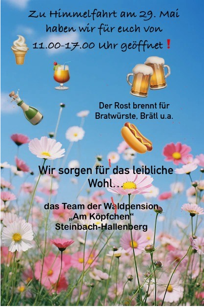 Himmelfahrt Waldgasthof "Am Köpfchen"