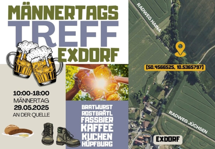 Männertags-TREFF an der Quelle in Exdorf