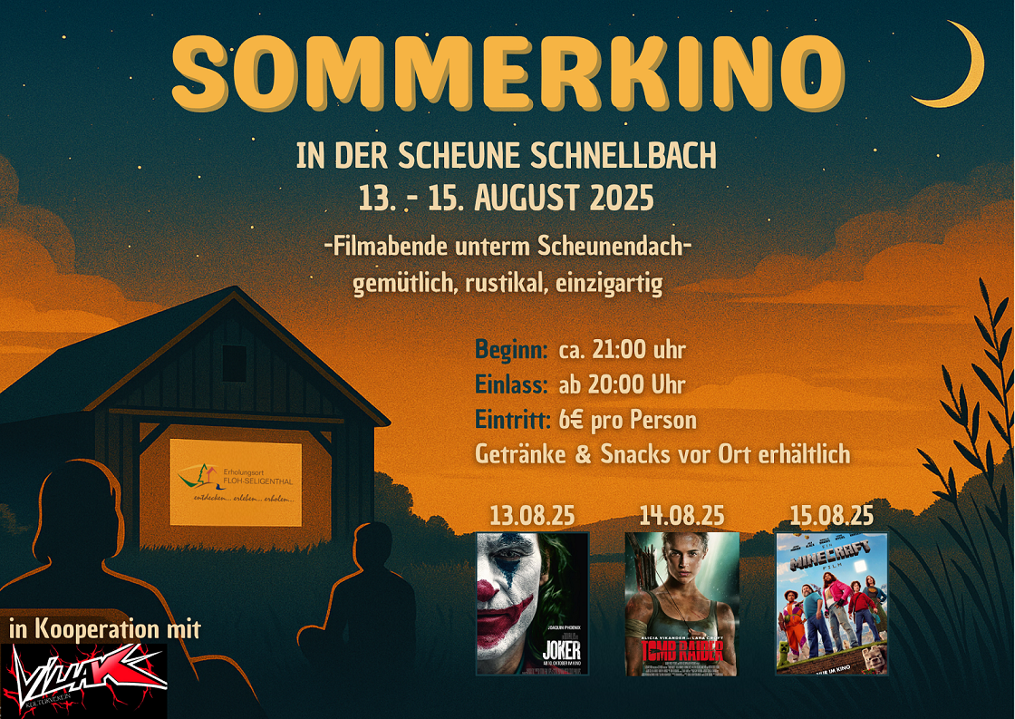 Sommerkino in der Scheune Schnellbach