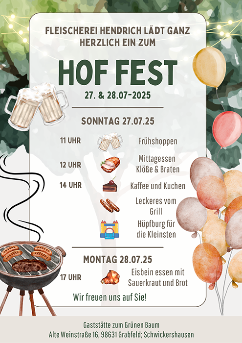 Hof-Fest in Schwickershausen
