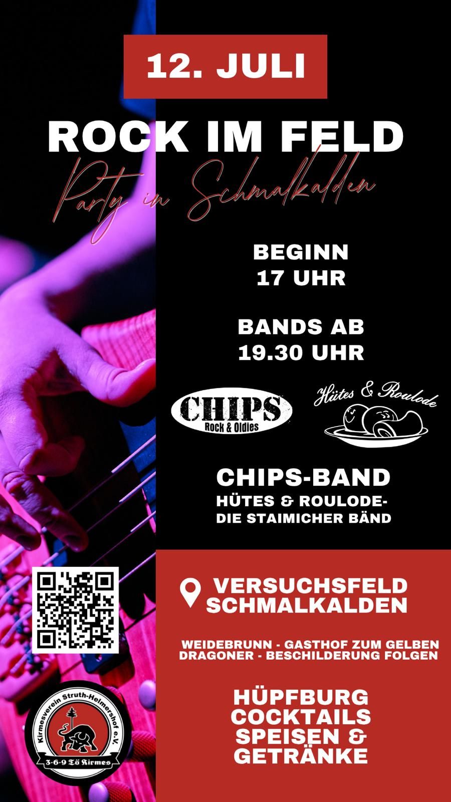 Rock im Feld