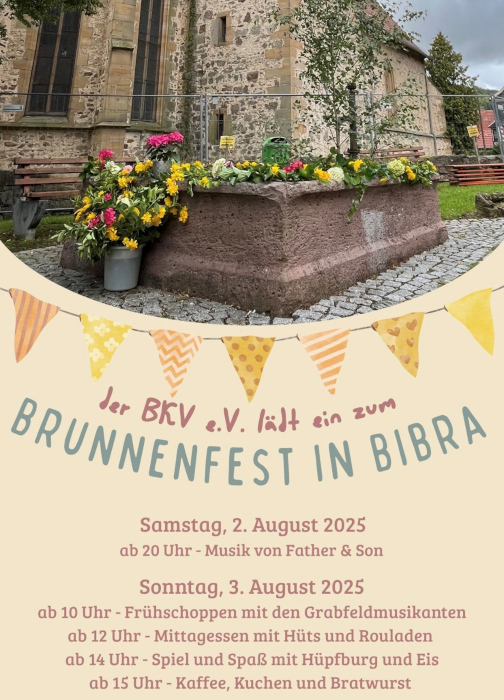 Brunnenfest in Bibra