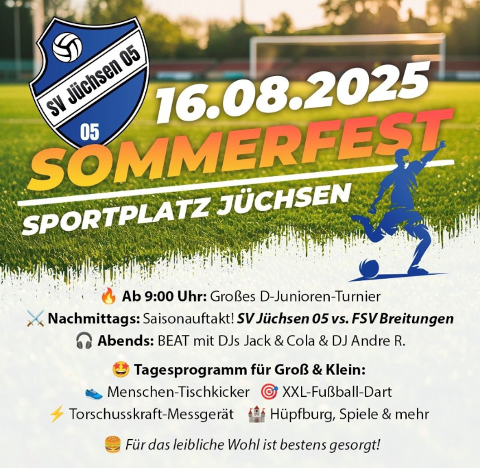 Sommerfest des SV Jüchsen 05