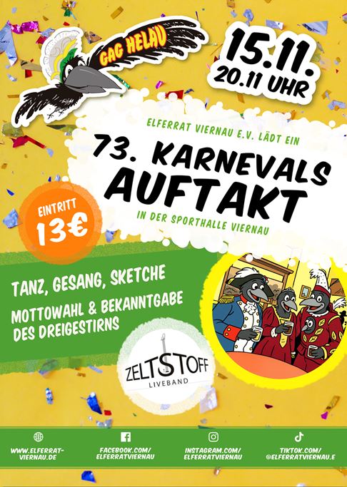 73. Karnevals Auftakt