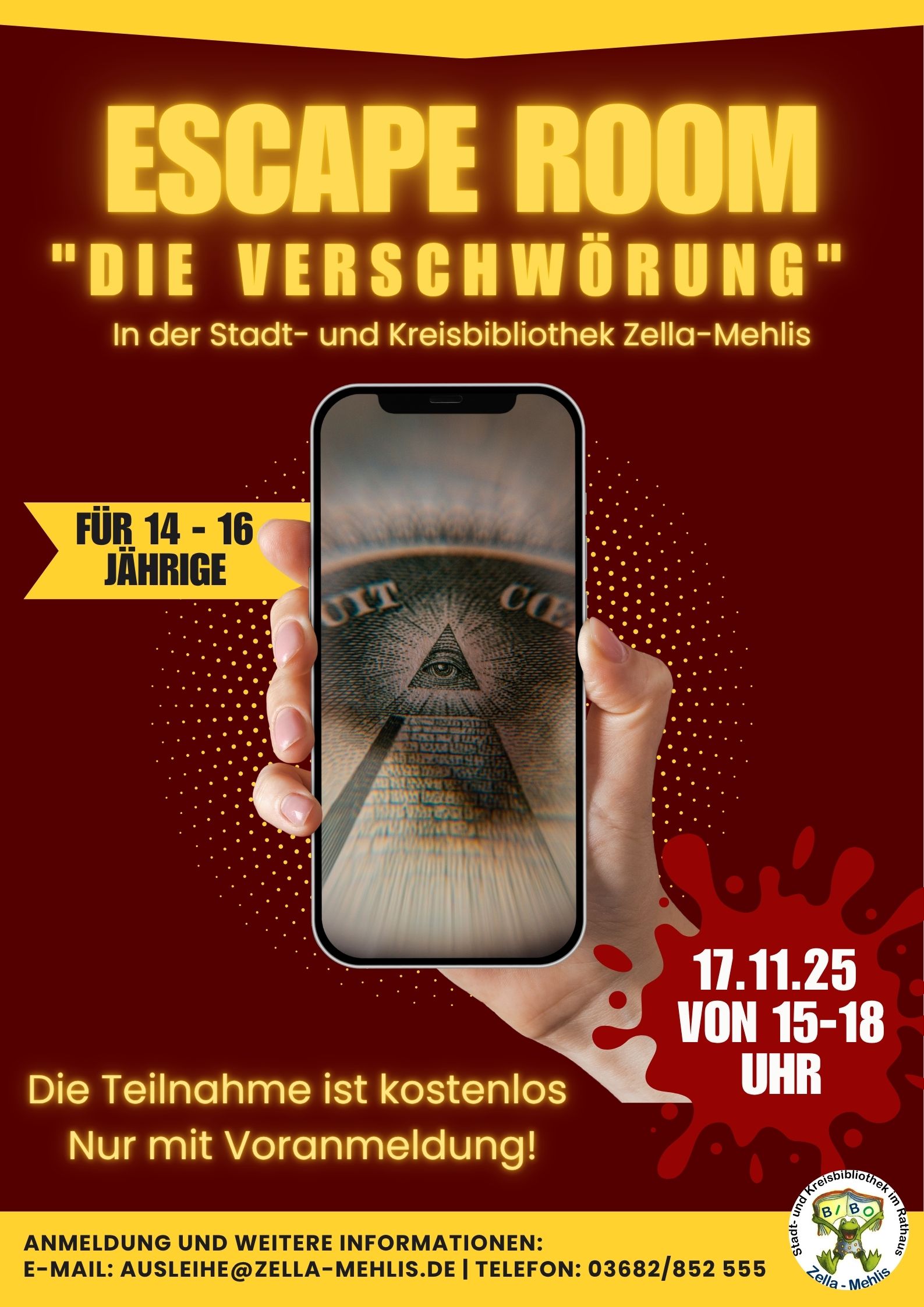 Escape Room "Die Verschwörung" gefördert von Polyspektiv