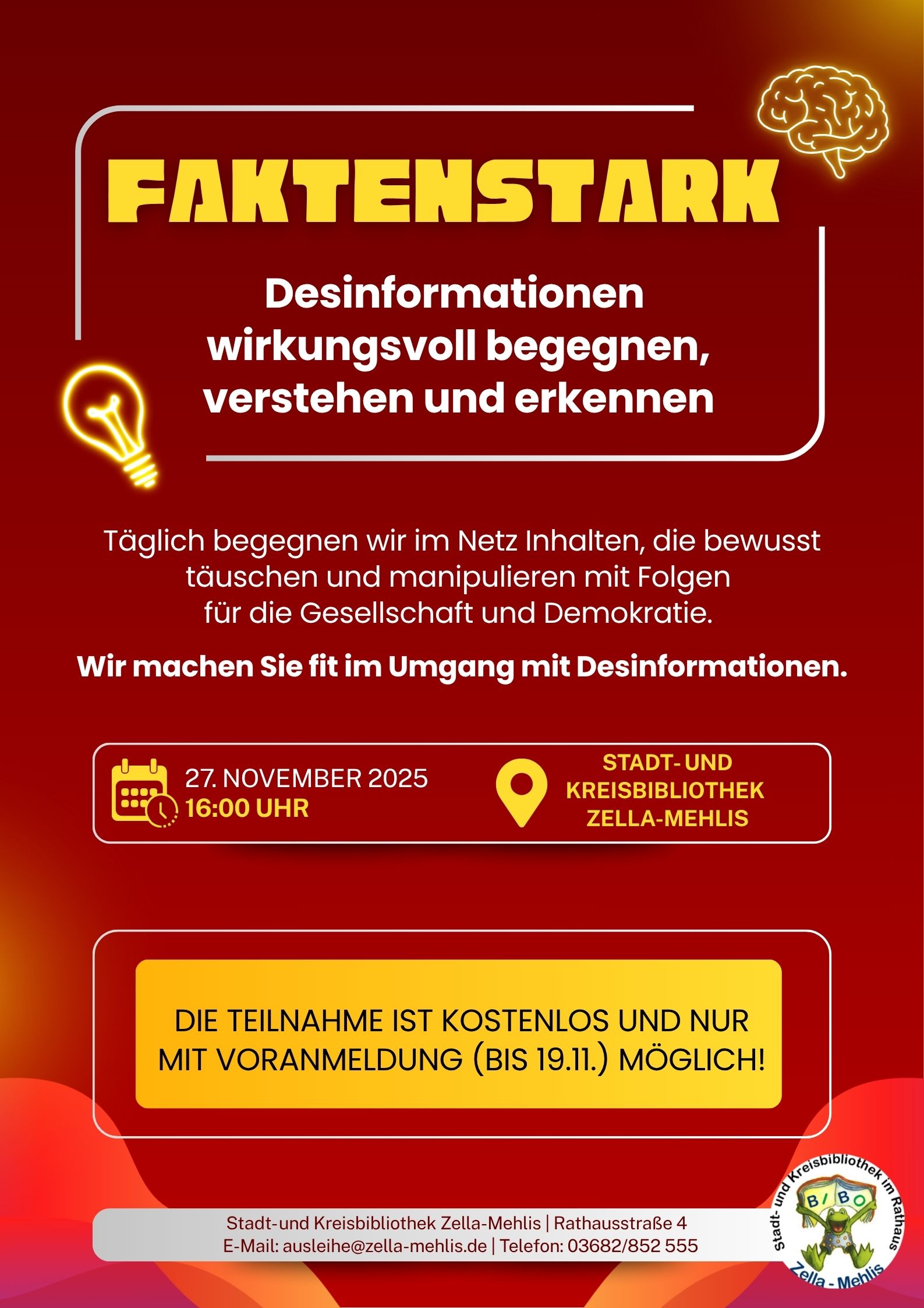 „faktenstark – Desinformationen wirkungsvoll begegnen“