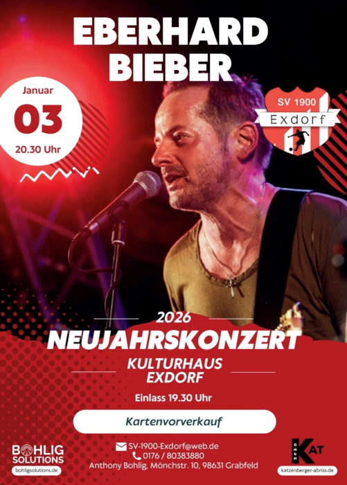 Neujahrskonzert 2026 in Exdorf: Eberhard Bieber