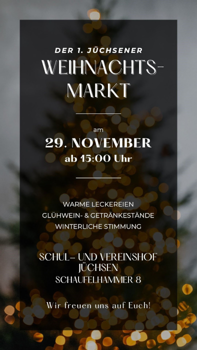 1. Jüchsener Weihnachtsmarkt