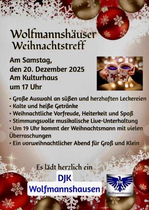 Weihnachtstreff in Wolfmannshausen