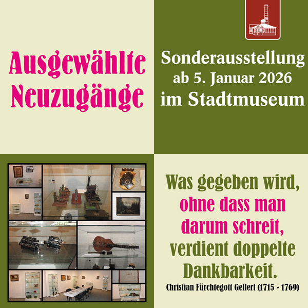 Sonderausstellung „Ausgewählte Neuzugänge“