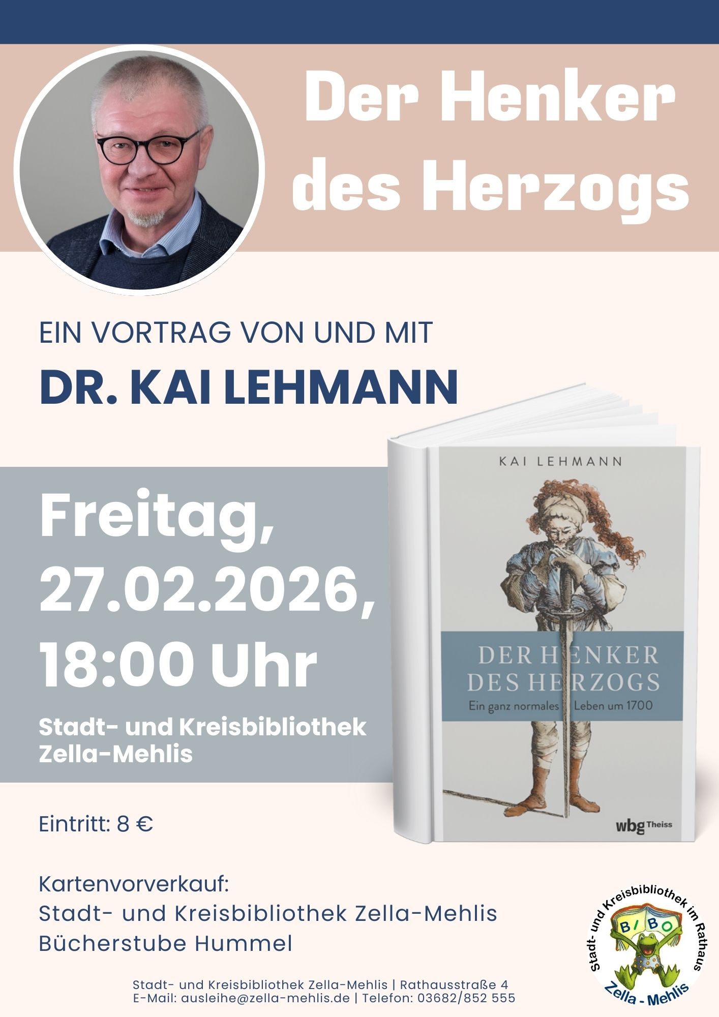„Der Henker des Herzogs“ Eine Veranstaltung mit Dr. Kai Lehmann